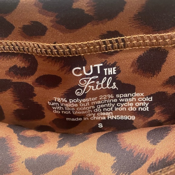 NWT Dillard’s Cheetah High Waisted Leggings - Picture 3 of 4